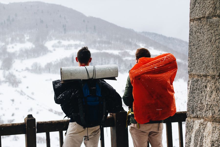 Mochilas de viaje para senderismo invierno
