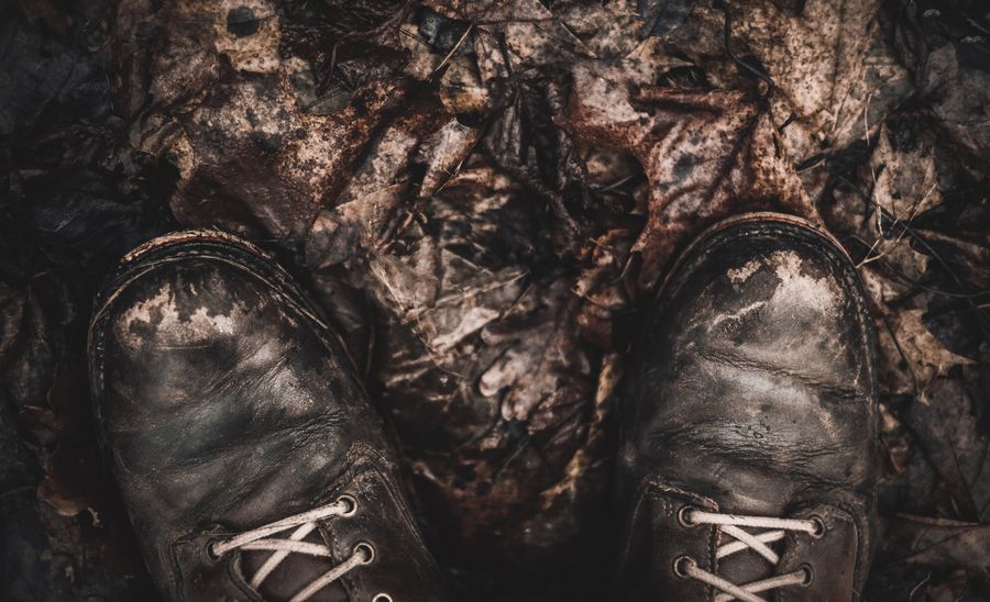 Botas de cuero para senderismo